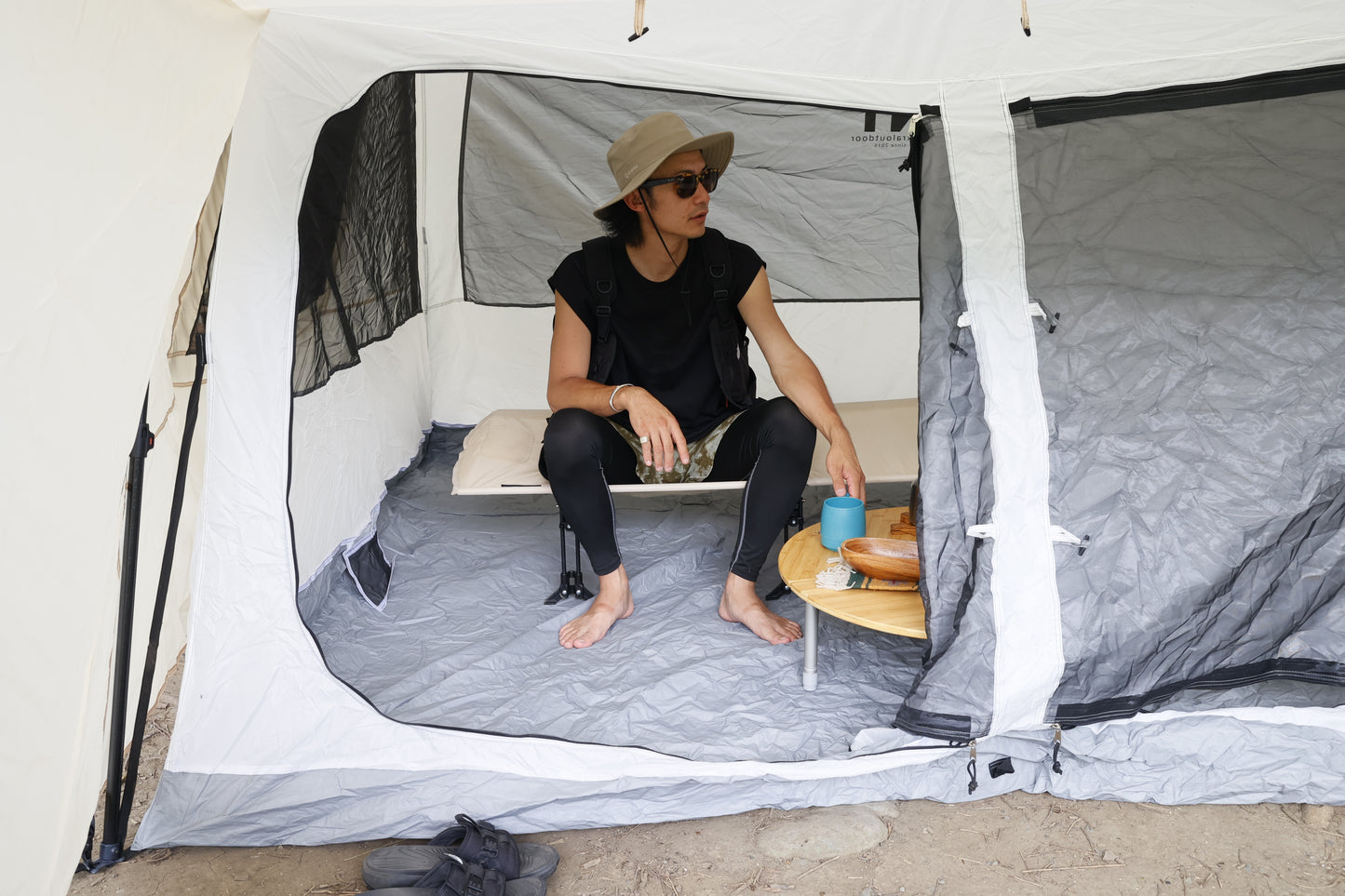 NEUTRAL OUTDOOR アウトドア GQテント4.0 NT-GQ01 アイボリー