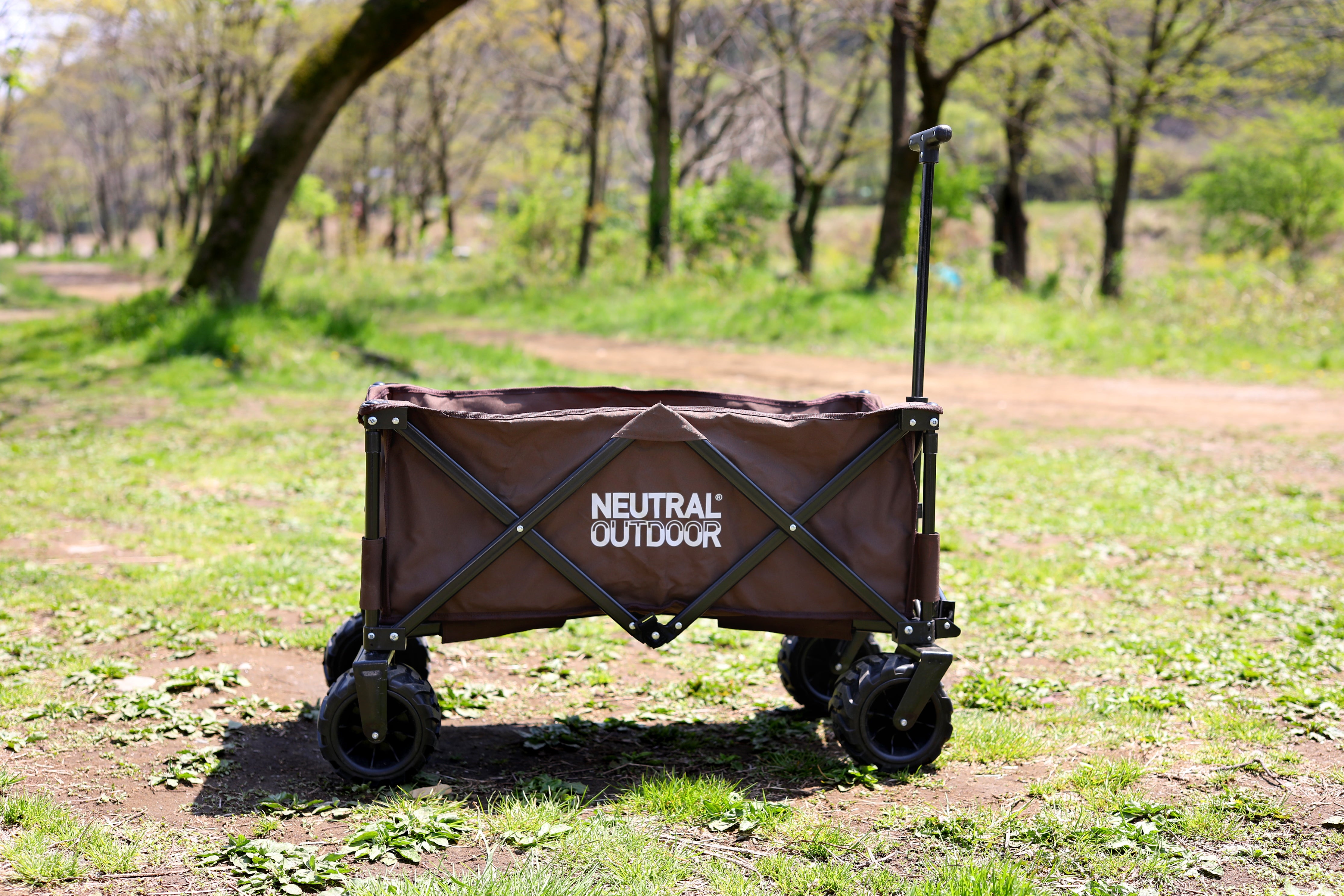 NEUTRAL OUTDOOR オフロードキャリアワゴンⅡ ブラウン NT-CW05