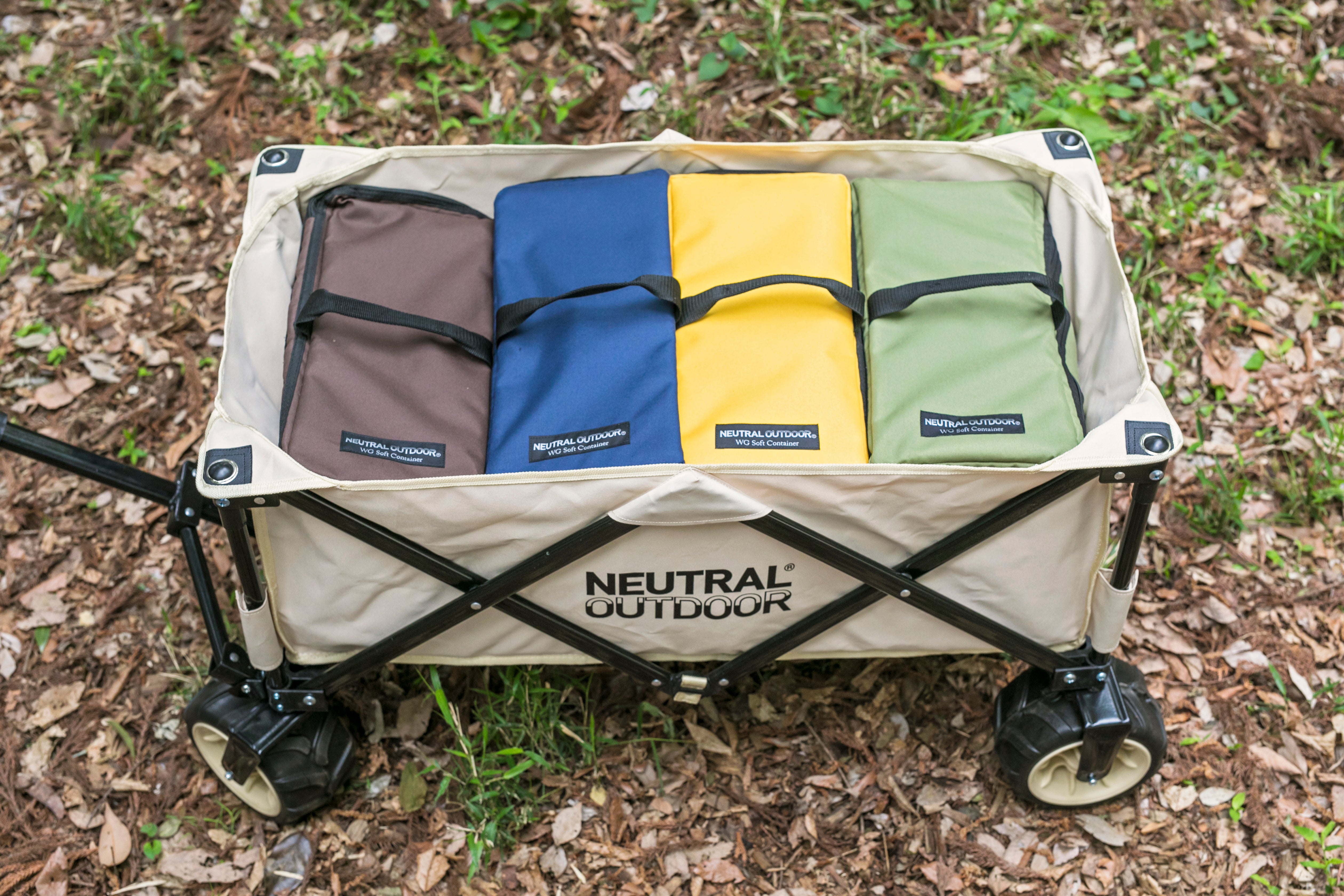 NEUTRAL OUTDOOR オフロードキャリアワゴンⅡ ベージュ NT-CW03
