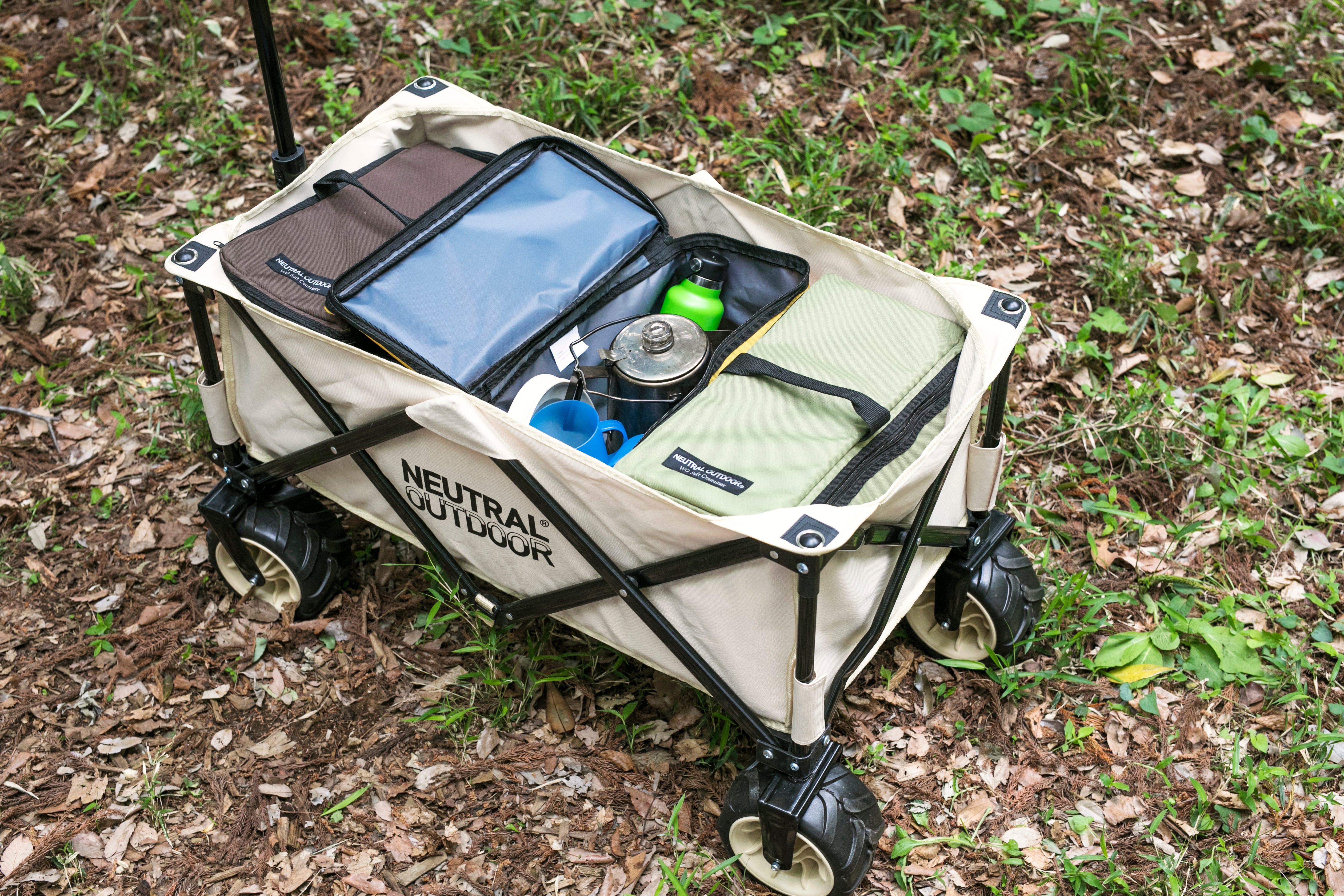 NEUTRAL OUTDOOR オフロードキャリアワゴンⅡ ベージュ NT-CW03