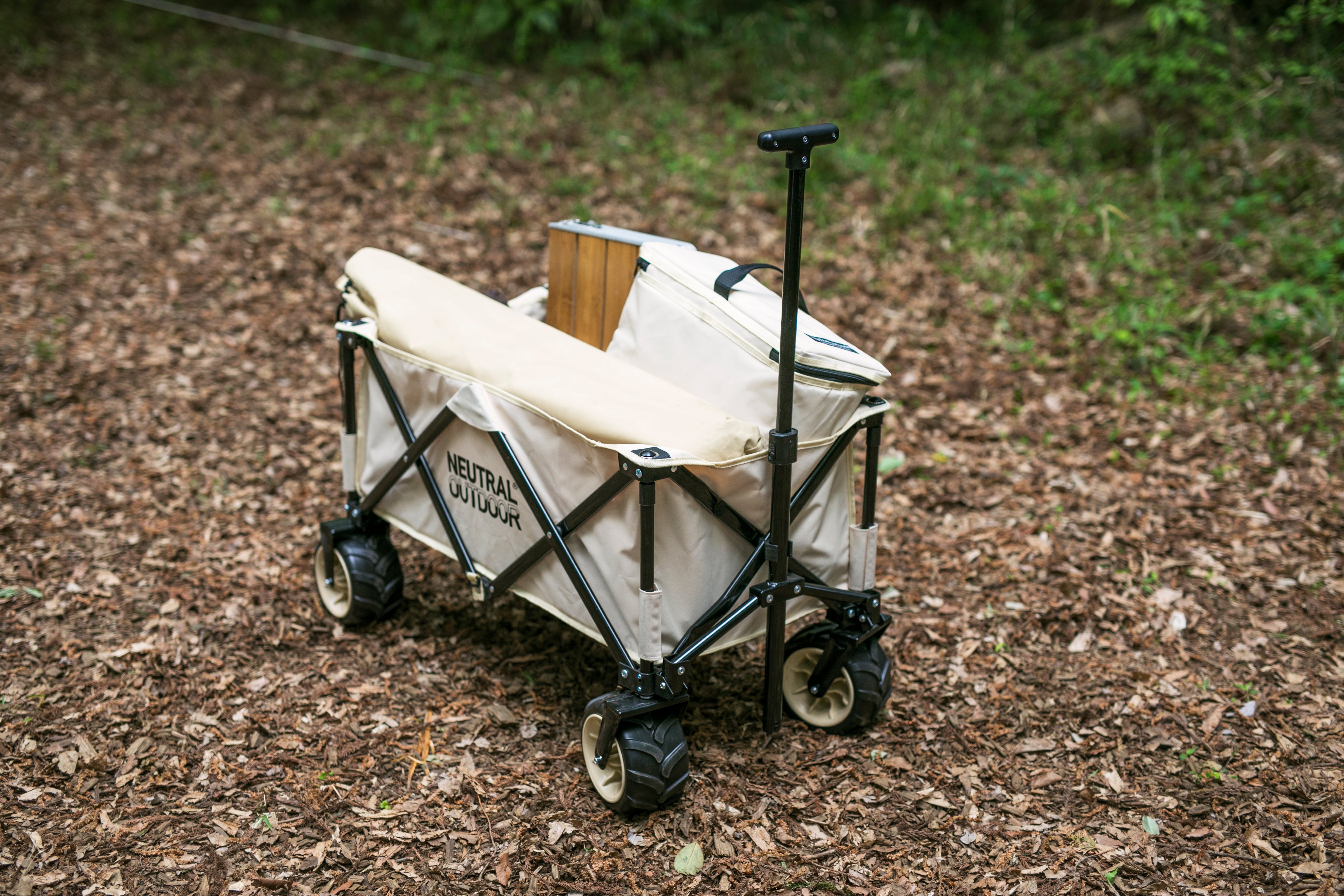 NEUTRAL OUTDOOR オフロードキャリアワゴンⅡ ベージュ NT-CW03