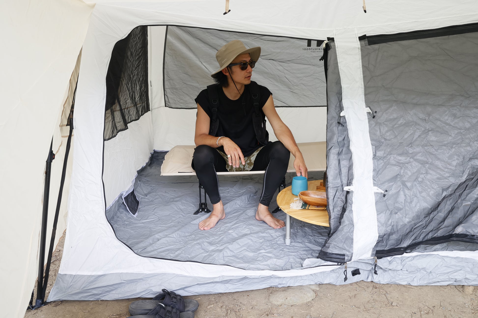 NEUTRAL OUTDOOR アウトドア GQテント4.0 NT-GQ01 アイボリー
